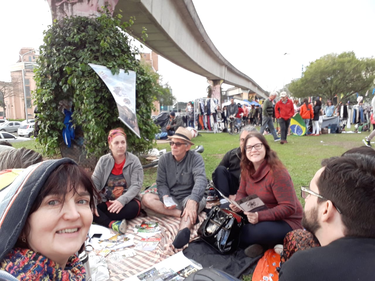Roda de conversa para compartilhamento da vivência em Brasília