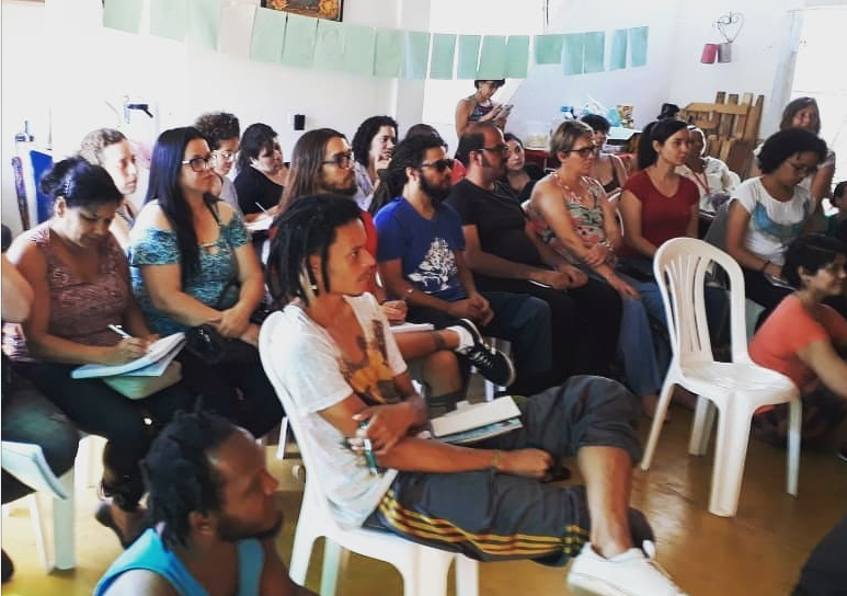 Começou o Curso de Design Permacultural Gratuito do Coletivo PermaSampa na Zona Norte de São Paulo!