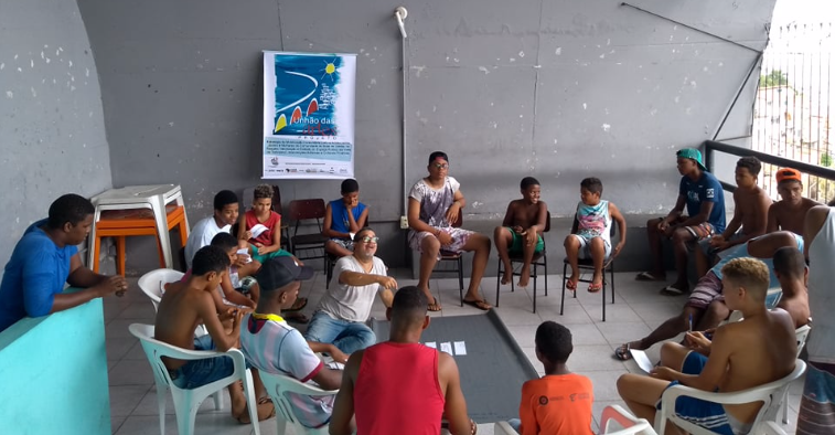 "Conhece tua comunidade" Oficina do Projeto Unhão das Artes
