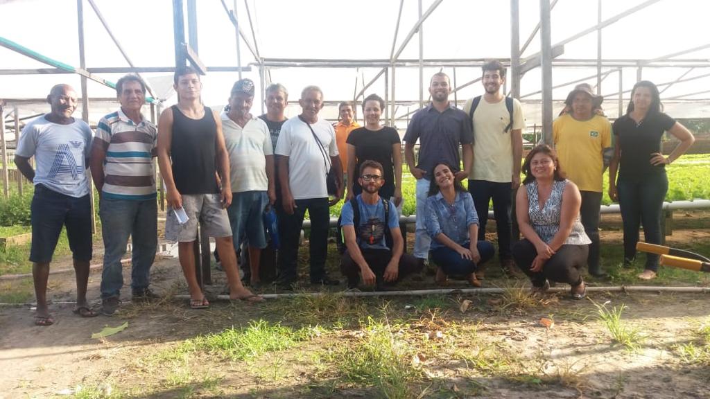 Capacitação dos agricultores e contemplados do projeto (CURSO DE MANEJO PRODUTIVO EM AQUAPONIA E CURSO DE MONTAGEM E QUALIDADE DA ÁGUA DE
SISTEMAS DE AQUAPONIA)