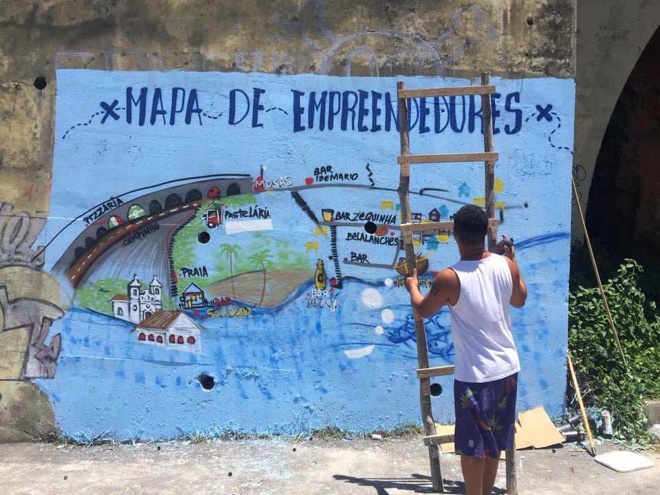 Painel com mapa de empreendedores locais é realizado no Solar do Unhão